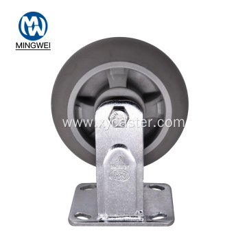 6 Inch TPR Wheel Rigid Caster Wheels